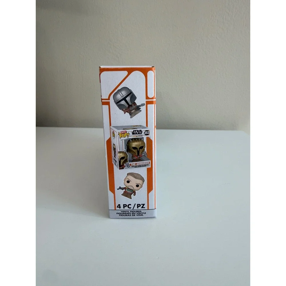 Funko Bitty Pop Star Wars Mandalorian 4 Pack Moff Gideon Stormtrooper NWT
